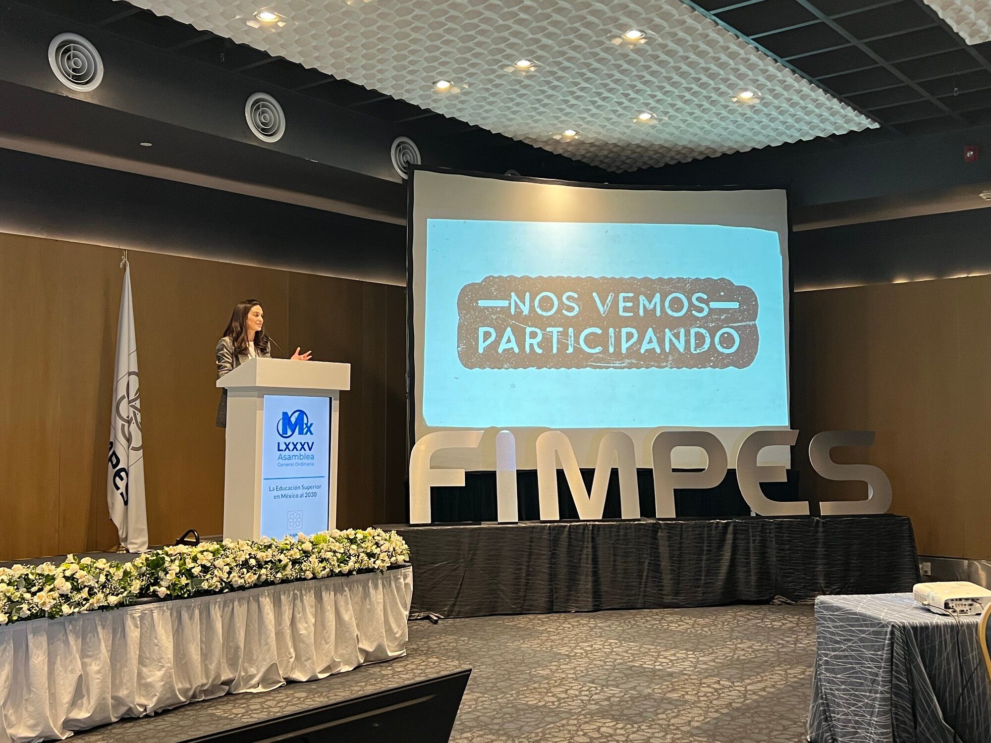 Alexandra Zapata durante su participación impulsó a los participantes a sumarse a la iniciativa #MeVeo